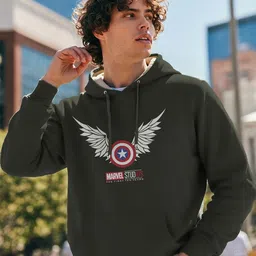 MaverIQ Men Printed Hooded Sweatshirt-picture-18