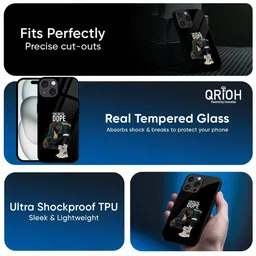 QRIOH Quirky Printed iPhone 12 Back Case Mobile Accessories image 5