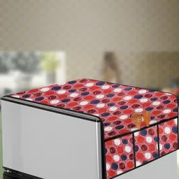 The Furnishing Tree Pink Plastic Refrigerator Cover-image-47