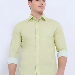 ColorPlus Men Printed Cotton Shirt-image-45