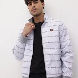 The Roadster Life Co. Typography Printed Bomber Jacket-picture-25