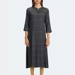 COTTON CULTURE Women Woven Design Daily Cotton Straight Kurta-picture-33