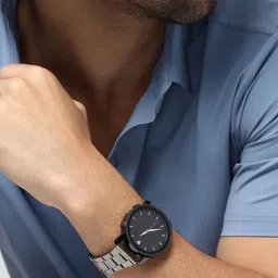 French Accent Men Dial & Stainless Steel Straps Analogue Watch SS25_FAWC1034 image 4