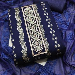 SAINOOR Semi-Stitched Dress Material-picture-22