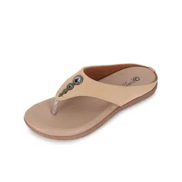 ORTHO JOY Women Casual Slip-On Doctor Footwear T-Strap Flats-image-51