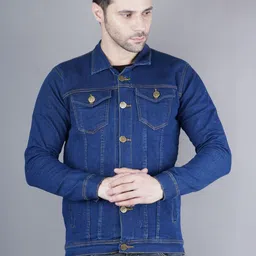 SZN Men Outdoor Denim Jacket with Patchwork-picture-15