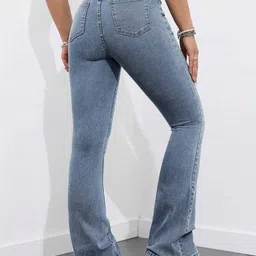 NOWI Women Bootcut High-Rise Stretchable Jeans image 5