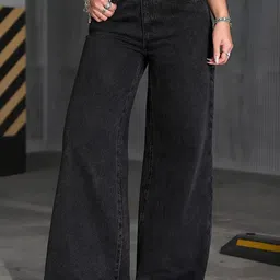 KASHIAN Women High-Rise No Fade Relaxed Fit Jeans-picture-28