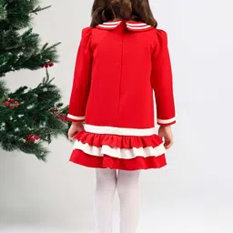 THE PONY & PEONY CO. Tie-Up Neck A-Line Dress image 4