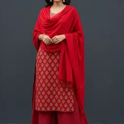 PYRO SPIRIT Women Floral Printed Acrylic Shawl-picture-37