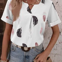StyleCast Women Abstract Printed Regular Tops image 5