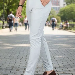 SZN Men Stretchable Casual Wear Comfortable Formal Trousers image 3