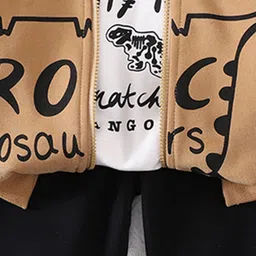 INCLUD Boys Printed Long Sleeves Sweatshirt With Joggers & T-shirt image 3