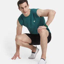 Octave Men Self Design Round Neck Cotton T-shirt image 3