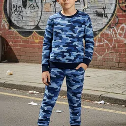 YK X Trampoline Unisex Kids Printed Round Neck T-shirt-image-32