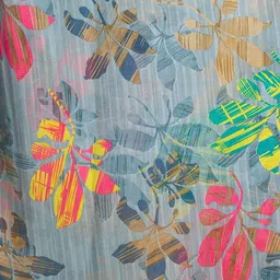 KALINI Floral Printed Georgette Saree image 2