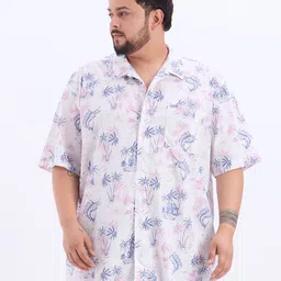 Santonio Floral Printed Spread Collar Cotton Shirt-picture-11