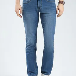 Monte Carlo Men Regular Fit Mid-Rise Light Fade Jeans-image-75