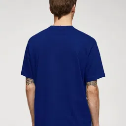 MISCHIEF MONKEY Men Graphic Printed Round Neck Pure Cotton T-shirt image 4