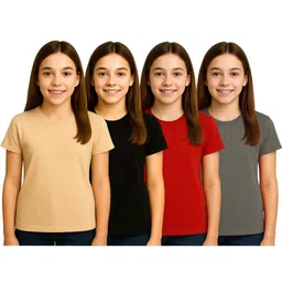 NOW OR NEVER Kids-Girls Multi Tshirts-image-57