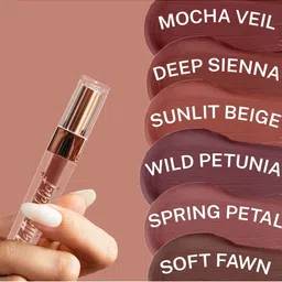 Jaquline USA Matte Addict Liquid Lipstick - 3.5 ml-Deep Sienna 02 image 2