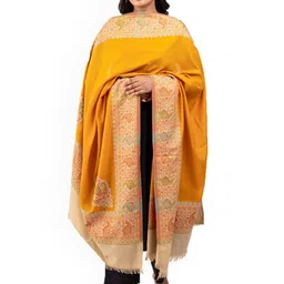 Naureen Paisley Woven Design Pashmina Kani Shawl-picture-14