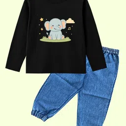 BAESD Kids Printed T-Shirt & Joggers-image-13