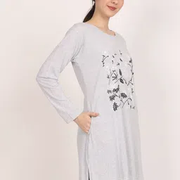 GLAMSYSTYLE Women Floral 2 Printed Pockets 1 T-shirt image 2