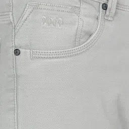 OTTO Men Relaxed Flat-Front Mid-Rise Denim Cotton Stretch Trouser image 2