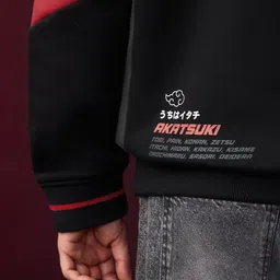 The Souled Store Men Embroidered Hooded Sweatshirt image 2