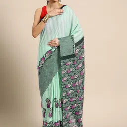 BUTA BUTI Floral Pure Cotton Saree-picture-28