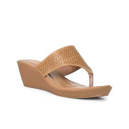 Bata PU Party Wedge Sandals image 2