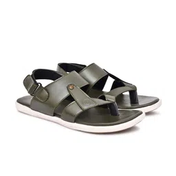 G L Trend Men Air Cooled Memory Foam Leather Comfort Sandals image 2