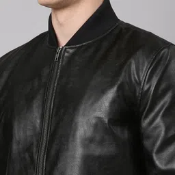 MONOCHROME Men Water Resistant Varsity Jacket image 3