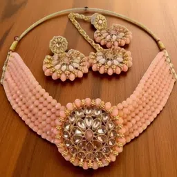 PUCHKOO Alloy Gold-Plated Jewellery Set image 1
