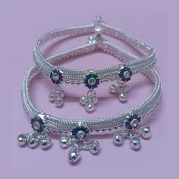 AamNa Enterprises Silver-Plated Anklet image 4