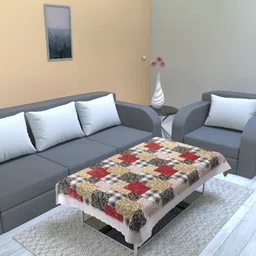 flipkart smartbuy Floral 4 Seater Table Cover-picture-12
