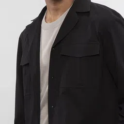 LOVE PANGOLIN Men Solid Lightweight Tailored Jacket image 4