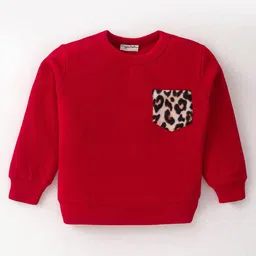 CrayonFlakes Girls Printed Long Sleeves Sweatshirt with Joggers image 2