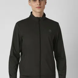 Van Heusen Flex Men Solid Mock Collar Sporty Jacket image 1