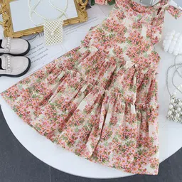 StyleCast x Revolte Girls Floral Print Layered A-Line Midi Dress-picture-18