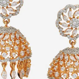 Kushal's Fashion Jewellery Dome Shaped Jhumkas Earrings image 4