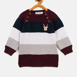 JWAAQ Kids Striped Pure Cotton Cardigan-picture-17
