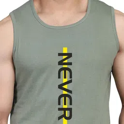 Slowloris Men Pack Of 2 Sleeveless Printed Bio-Wash Combed Cotton Innerwear Vest image 2