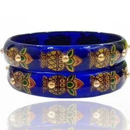 SAVORADE Blue Glass Bangle-picture-32