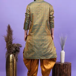 Sydney Heights Men Regular Thread Work Kurta with Patiala image 5
