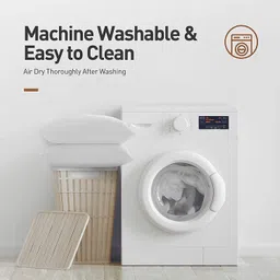 great foam Polyester Fibre Cushion Pack of 2 Solid HOTEL BIG CUSHION 24*24 INCH image 5