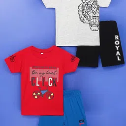 GUTI Boys Printed T-shirt with Shorts-picture-14