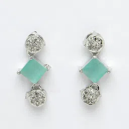 Anouk Silver-Plated Cubic Zirconia Stone Studded Jewellery Set image 3