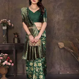 DIKONA DESIGNER Woven Design Zari Pure Silk Banarasi Saree-picture-31